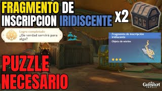 🐦‍🔥FRAGMENTOS DE INSCRIPCION IRIDISCENTE🐦‍🔥 DONDE OBTENER amp USAR 🐦‍🔥 NATLAN 50 Genshin impact [upl. by Thais]