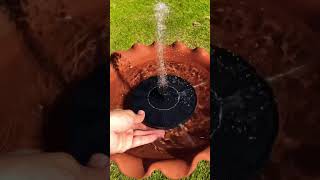 Quick and Easy Birds Bath Solar Fountain ⛲️ [upl. by Anisamoht]