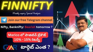 🔴 Bearish Market tomorrow Fininifty పది నుండి పదిహేను శాతం స్టాక్ వివరాలు  Complete Analysis [upl. by Botnick]