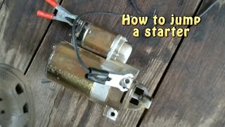 How to jump a starter [upl. by Bedell]