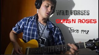 Wild horses  Guns N Roses  Tokio 1992 Cover [upl. by Enelehcim751]