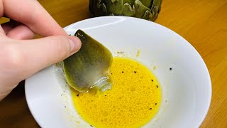 Vinaigrette pour manger de lARTICHAUT  cuisson artichaut [upl. by Imer]