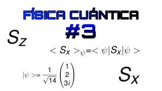 FÍSICA CUÁNTICA PARTÍCULA DE SPIN 1 VALOR ESPERADO Sz y Sx  EJERCICIO 3 [upl. by O'Reilly915]