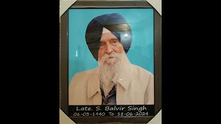 Live Late S Balvir Singh  Antim Ardas [upl. by Jeanna]