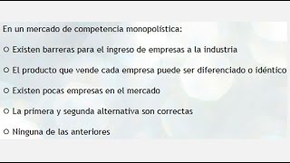 MICROECONOMÍA  Supuestos de la competencia monopolística [upl. by Enialahs713]