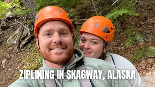 Royal Caribbean Ovation of the Seas  Ziplining in Skagway Alaska  July 2022 [upl. by Imim]