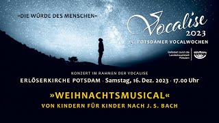 »WEIHNACHTSMUSICAL« von KINDERN für KINDER nach JSBach [upl. by Elyod]