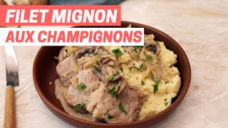 Filet mignon aux champignons [upl. by Dickey]