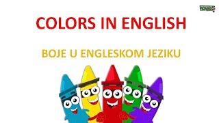 Boje na engleskom jeziku sa odgovarajućim frazama Colors in English [upl. by Eserehs240]