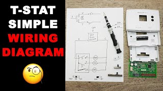 Basic Thermostat Wiring Diagram Explained [upl. by Crawley605]