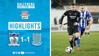 MATCH HIGHLIGHTS  Newry 11 Ballymena United [upl. by Ermine]