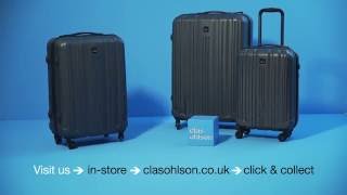 Asaklitt Suitcase  Clas Ohlson [upl. by Atsiuqal]