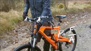 Mountain Bike Physics 24  Brakes  GCSE and A Level Physics Revision [upl. by Osborne]