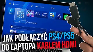 Jak podłączyć PS4 do laptopa kablem HDMI  Jak podłączyć PS5 do laptopa  Hdmi Video Capture [upl. by Artsa203]