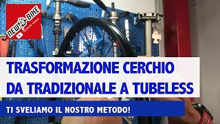 Come trasformare un cerchio mtb in tubeless newbike mtb bdc cristianbertolanicoach [upl. by Conlee]