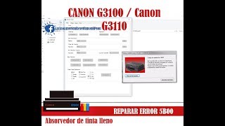 Reset Canon G3100 Descargar GRATIS CANON G [upl. by Atin]