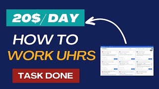 How to Work on Clickworker uhrs 2024 From UHRS login to Task done   Clickworker  earn with tech [upl. by Krell]