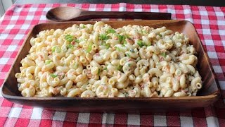 Easy Macaroni Salad Great for Making Ahead [upl. by Lelith]