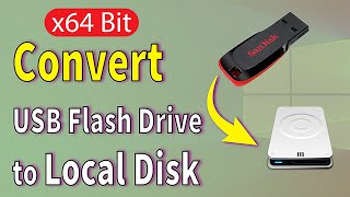 How I turn my usb to local disk on Windows 11 [upl. by Aihtniroc]