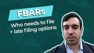 FBAR Filing Requirements and Streamlined Disclosure Options [upl. by Nnaaihtnyc872]