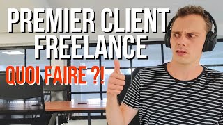 PREMIER CLIENT FREELANCE  QUOI FAIRE  😱 Contrat Facture Statut Administratif et outils [upl. by Ronal21]