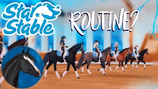 Star Stable Dressage  Can I teach my club a routine in one hour [upl. by Obla632]