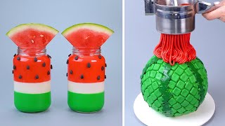 Top Delicious WATERMELON Cake Recipes  Amazing Cake Dessert Ice Cream Youll Love  Tasty Plus [upl. by Ardie]