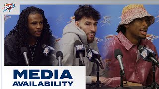 OKC Thunder Full Media Availability  Post Game at Dallas Mavericks  February 10 2024 [upl. by Imoan]