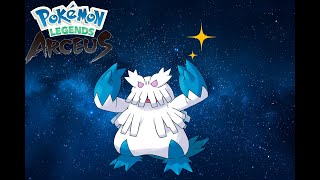 Pokemon Legends Arceus  Massive Mass Outbreak SHINY ABOMASNOW [upl. by Mahmoud275]