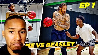 MICHAEL BEASLEY MARIO CHALMERS amp NAS TRAIN FOR THE BIG 3 🏀 [upl. by Alik677]