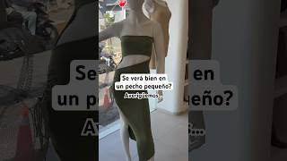 Vestidos largos para delgadas y poco busto ibtc outfit bodypositive moda prendas grwm ootd [upl. by Nilahs442]