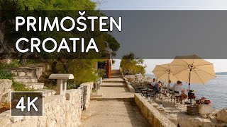 Walking Tour Primošten Croatia  4K UHD Virtual Travel [upl. by Rafiq]