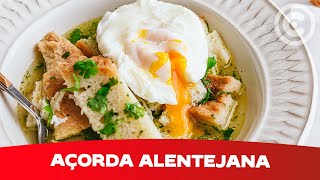 Como fazer Açorda Alentejana  Receita Vegetariana [upl. by Ydospahr]