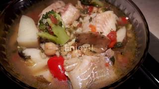 How to make Fish Soup w Wild Rice  Chars Recipe [upl. by Sairacaz]