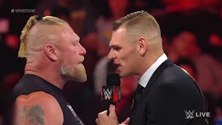 WWE RAW 41524  Brock Lesnar Returns amp Challenges Gunther raw highlights  Review [upl. by Anreval493]