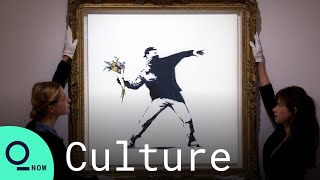 Banksy Artwork First to Accept Crypto at Sothebys Auction [upl. by Meehan]