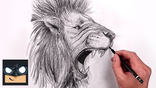 How To Draw a Lion  Sketch Tutorial [upl. by Gnuy]