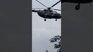 Helicopter take off from baluwatar Kathmandutnt7186 [upl. by Otaner]