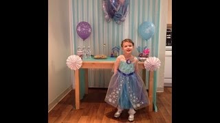 Emerys 4th Birthday FROZEN [upl. by Enreval]