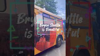 Ride Bryce Canyon Shuttle Bryce Canyon National Park adventure travel fun [upl. by Warfourd]