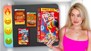 Ranking The Most Popular Cereal Brands [upl. by Rep]