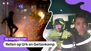 NITRAAT gooien naar de POLITIE Dat is URK  De waarheid over rellen [upl. by Lamok]