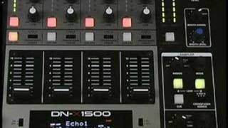 DENON DNx1500 Sampler DEMO [upl. by Assile]