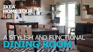 Dining Room Ideas  IKEA Home Tour Episode 304 [upl. by Enilesoj756]