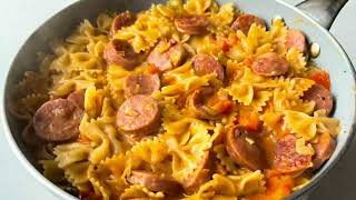 Delicious pasta with sausage I make it every week [upl. by Fiore]