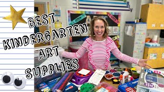 10 Best Kindergarten Art Supplies Elementary Art Teacher Favorites [upl. by Drusie]