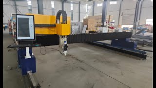 12KW Fiber laser cutting machine Gantry style [upl. by Rebme]