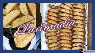 Best Paximadia  Greek anise seed flavoured biscotti type cookie [upl. by Esirrehc881]