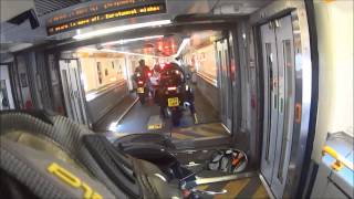 Motorcycle on the Eurotunnel [upl. by Natsirt797]