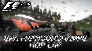 F1 2014  PS3X360PC  SpaFrancorchamps Hot Lap Gameplay Trailer [upl. by Atsugua948]